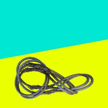 手编钢丝绳吊索具/起重插编钢丝绳成套吊具/环头钢丝绳 10mm*2【图片